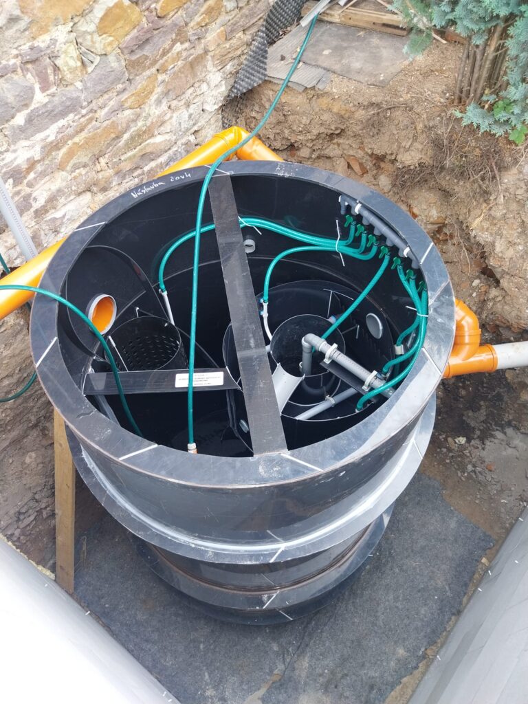 Stavební práce – čistička