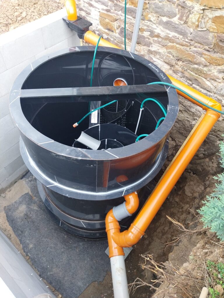 Stavební práce – čistička