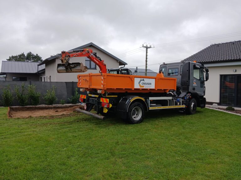 Příprava terénu na stavební práce