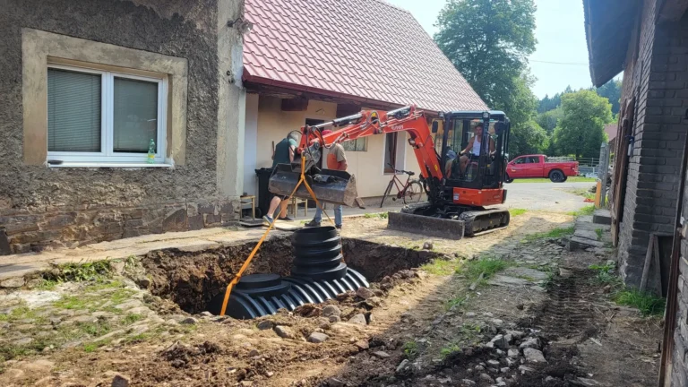 Pokládka septiku