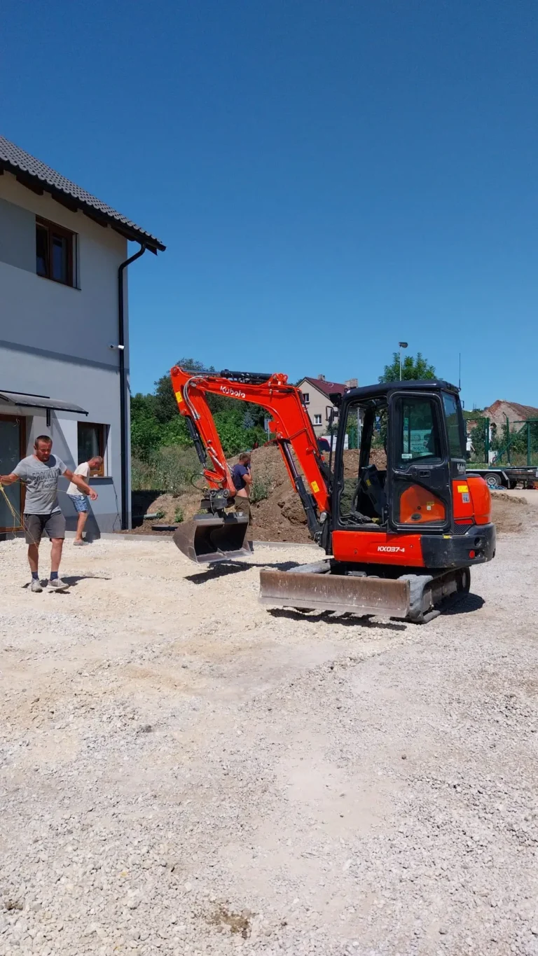 Příprava terénu na stavební práce