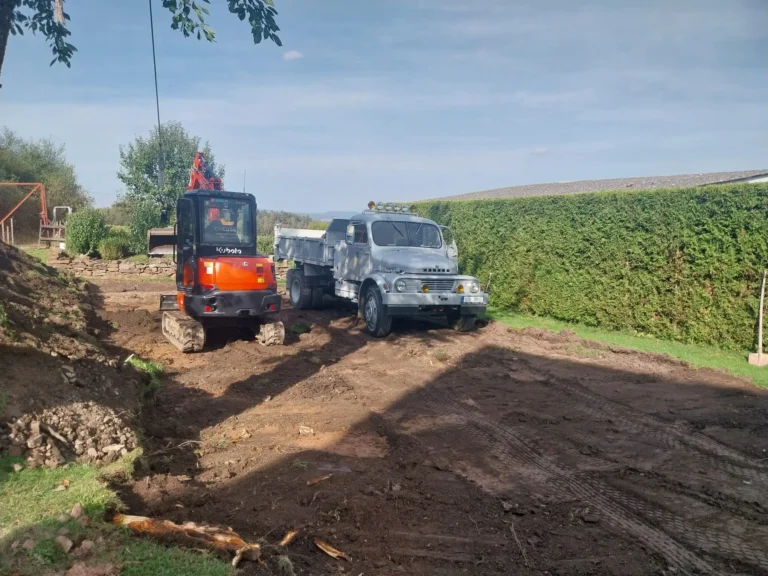 Příprava terénu na stavební práce