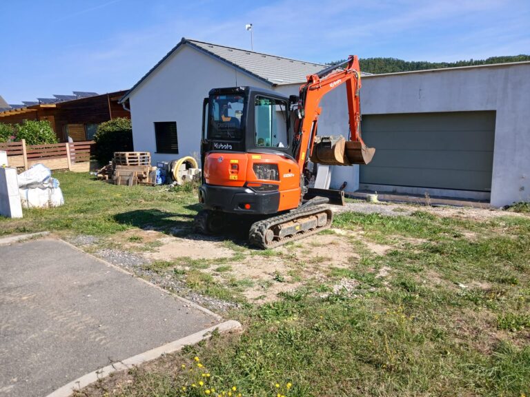 Žulová dlažba / kostky  – příprava terénu, pokládka